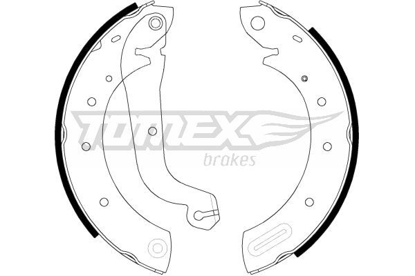 TOMEX BRAKES Комплект тормозных колодок TX 21-60